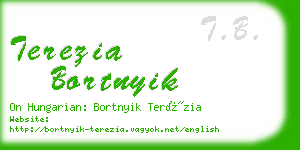 terezia bortnyik business card